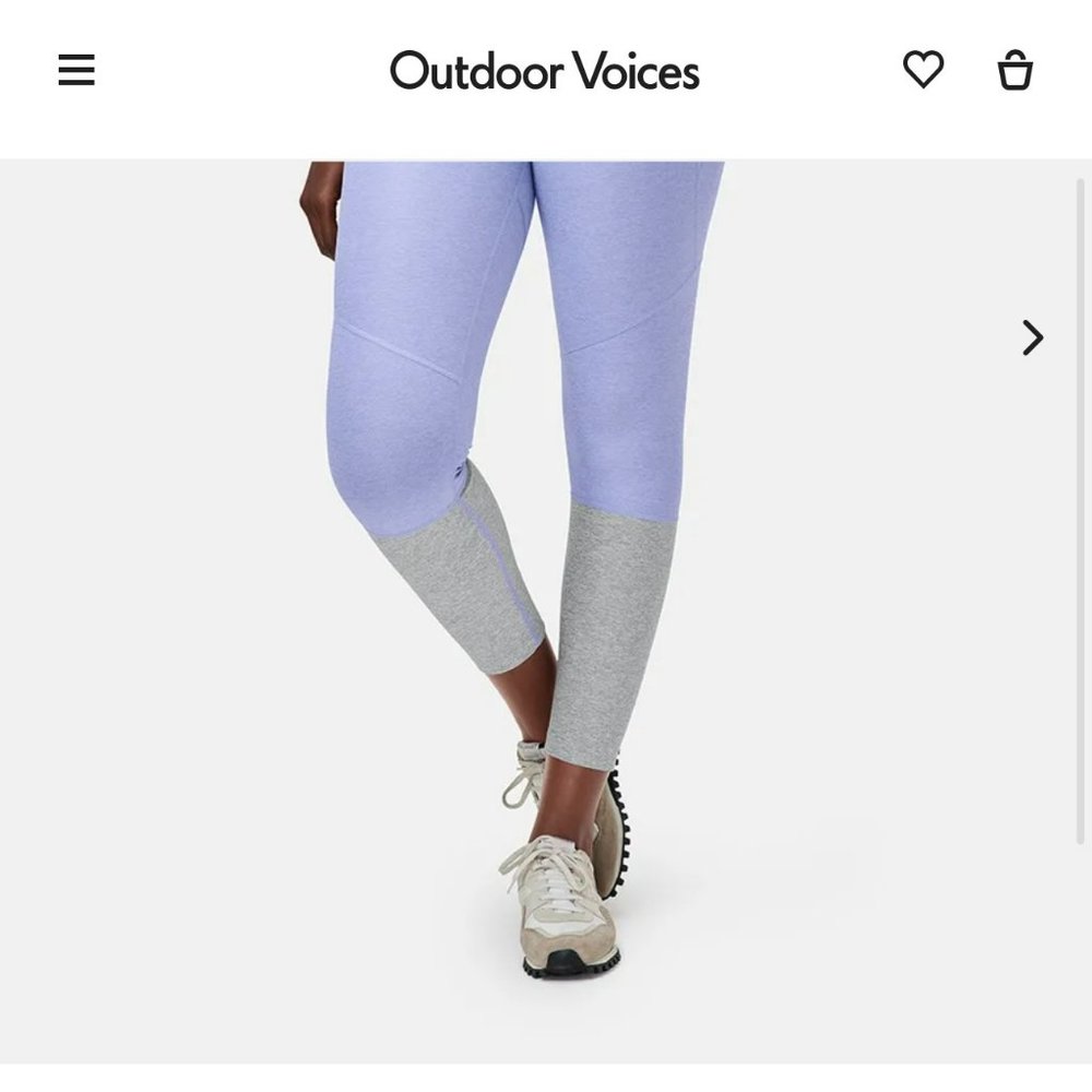 Outdoor Voices Dipped 7/8 Leggings NWT
